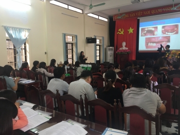 TẬP HUẤN CHUYÊN MÔN CHO CÁN BỘ NHA HỌC ĐƯỜNG CÁC TỈNH